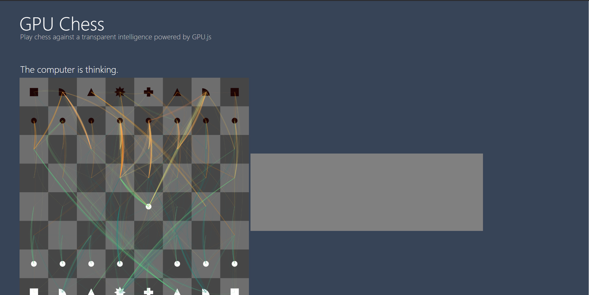 GPGPU Chess visualization screenshot